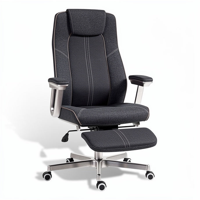 **Ergonomische bureaustoel met verstelbare functie en voetensteun**