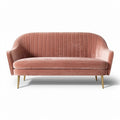 **Moderne Velvet Bank met Geleverd Poten**